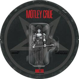 Motley Crue - Super7 - Motley Crue - ReAction Figures Wv2 - Nikki Sixx (Shout At The Devil - Black & - COLLECTIBLES - Multicolor