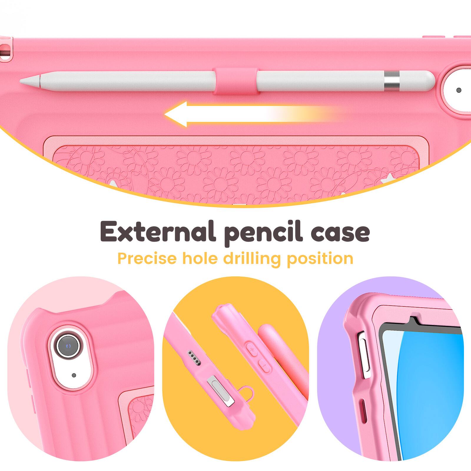 External pencil case  
Precise hole drilling position