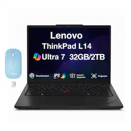 Lenovo - Upgraded - Copilot + PC Touchscreen Laptop 14.0 WUXGA Display (Ultra 7 165U, 32GB, 2TB SSD, Win 11 Pro) w/Dockztorm Wireless Mouse