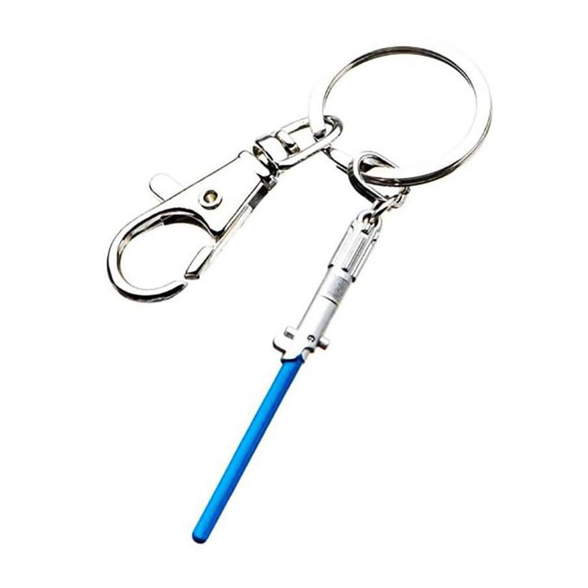 Star Wars - Luke Skywalker Lightsaber Stainless Steel Keychain - Silver