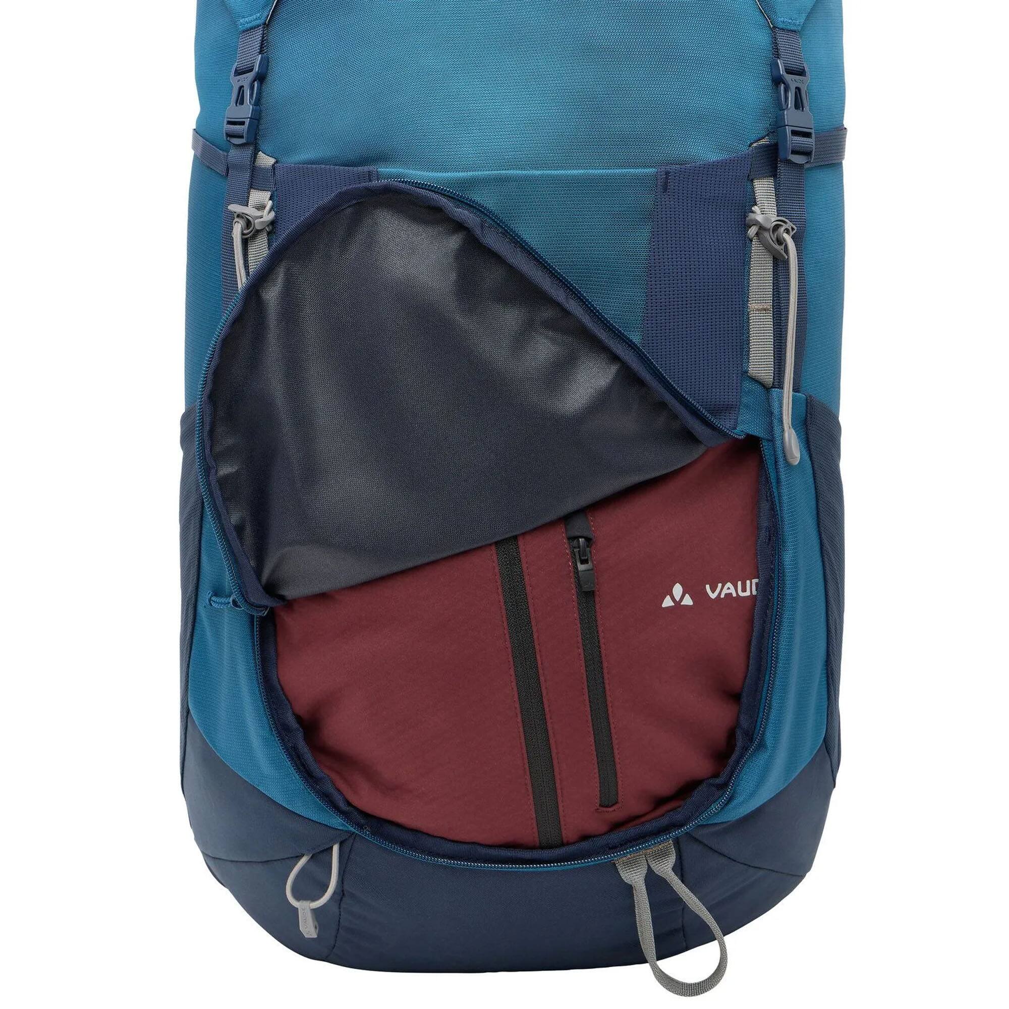 Alt View 4. VAUDE - Vaude Brenta 44+6 Hiking Backpack - Baltic Sea - Baltic Sea.