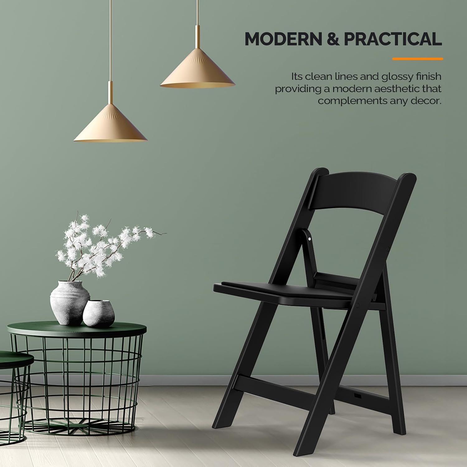 MODERN & PRACTICAL

Its clean lines and glossy finish providing a modern aesthetic that complements any decor.