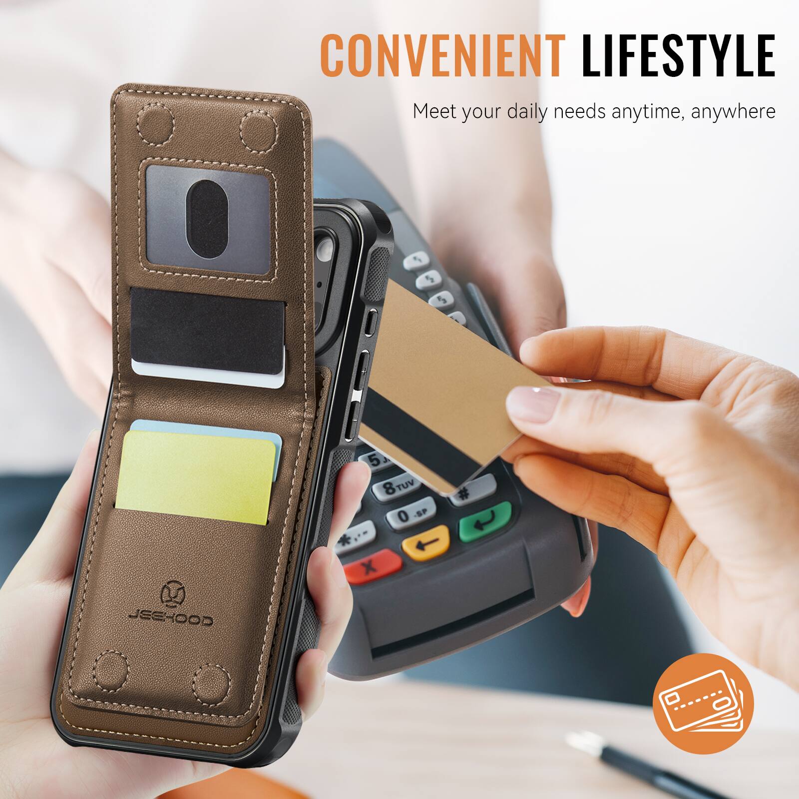 CONVENIENT LIFESTYLE  
Meet your daily needs anytime, anywhere  

5 5 5 8 TUV 0 SP  

JEEHOOD