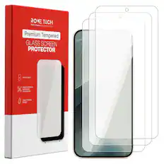 ROME TECH
Built to Protect. Designed to Perform
Premium Tempered GLASS SCREEN PROTECTOR
Anti-Scratch
Easy Installation w/Included Accessories
Case-Friendly Design