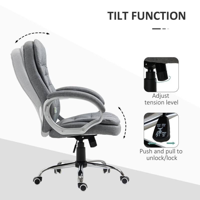 TILT FUNCTION  
Adjust tension level  
Push and pull to unlock/lock