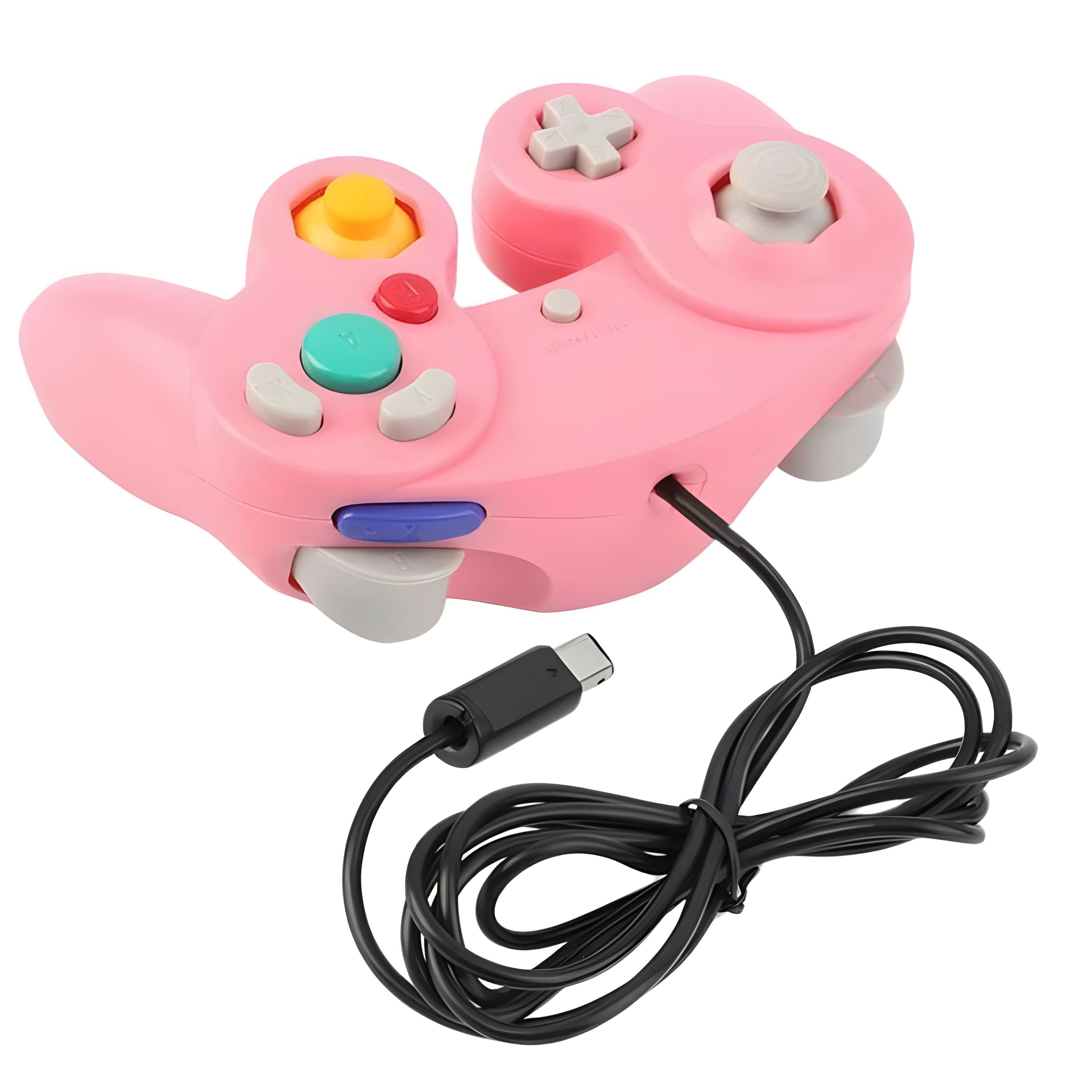 Kitcheniva - Wired Controller Gamepad For Nintendo GameCube GC & Wii U Console - Pink