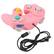 Front. Kitcheniva - Wired Controller Gamepad For Nintendo GameCube GC & Wii U Console - Pink.