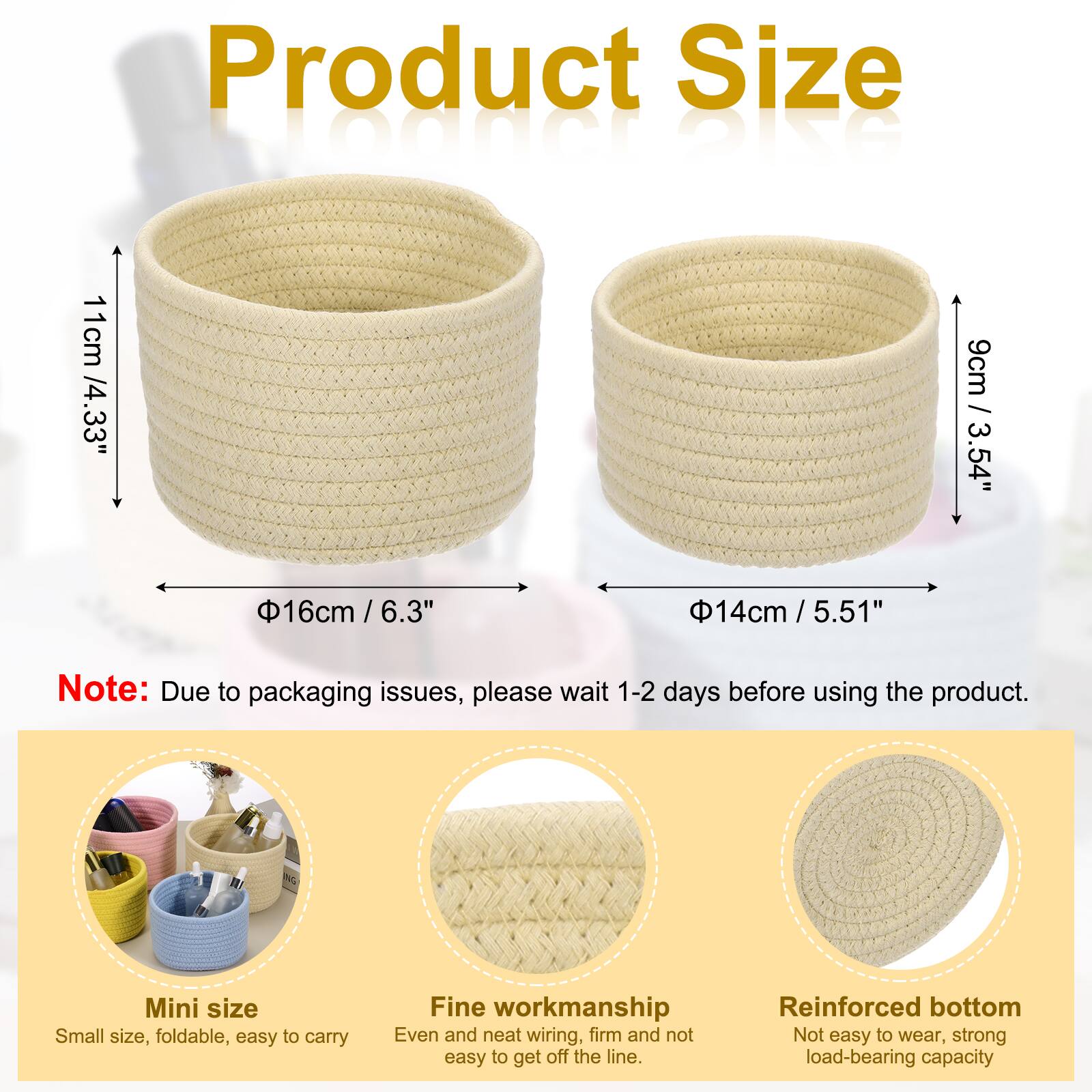 Product Size

Moddet azI8

11cm / 4.33"  
9cm / 3.54"  
16cm / 6.3"  
14cm / 5.51"

Note: Due to packaging issues, please wait 1-2 days before using the product.

Mini size  
Small size, foldable, easy to carry

Fine workmanship  
Even and neat wiring, firm and not easy to get off the line

Reinforced bottom  
Not easy to wear, strong load-bearing capacity