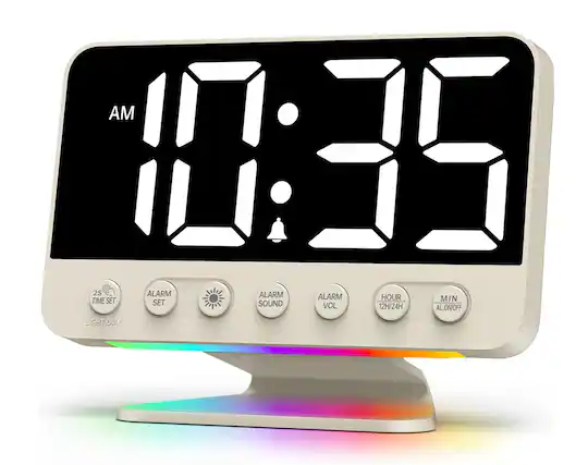 AM 10:35
2S TIME SET
ALARM SET
ALARM SOUND
ALARM VOL
HOUR 12H/24H
MIN AL.ON/OFF
LIGHT DIM