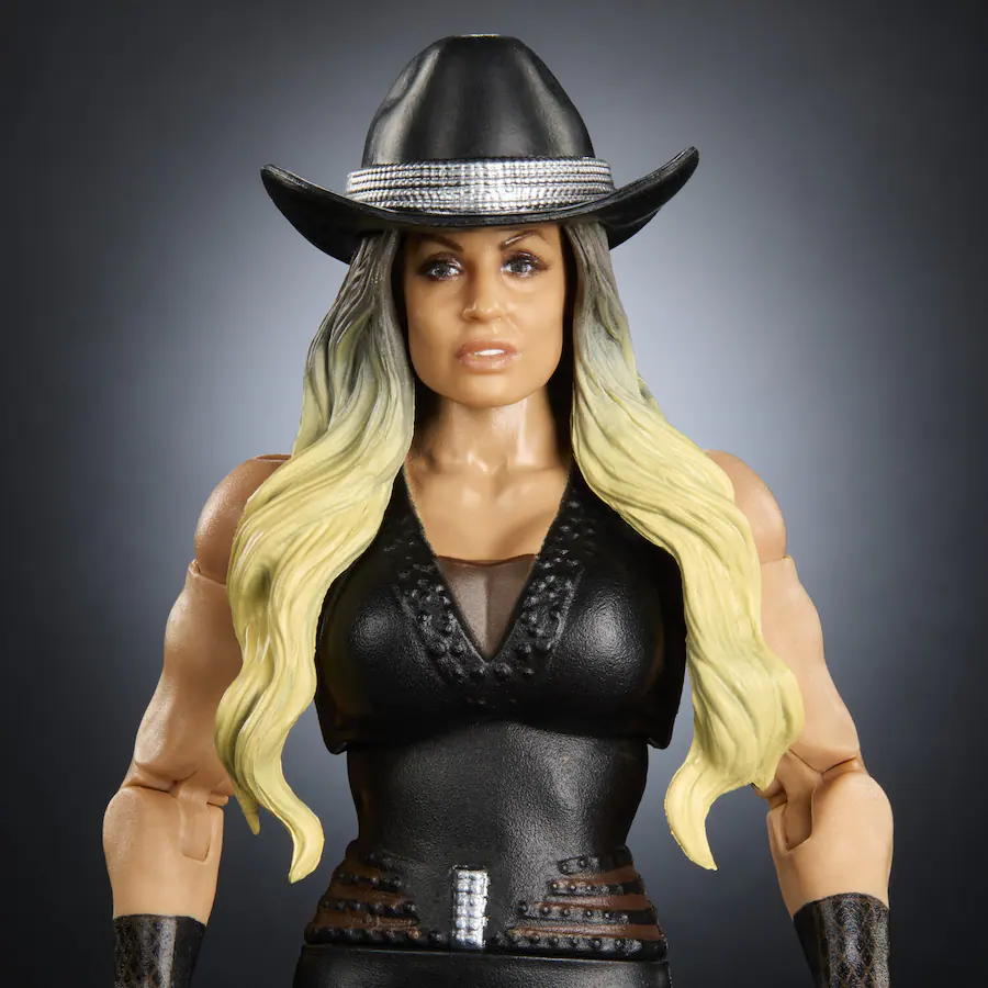 Mattel WWE Elite Collection - Iyo Sky, action figure da collezione alta 15+ cm con 25 punti d'articolazione, design realistico e mani intercambiabili, giocattolo per bambini, 8+ anni, HTX23 Mattel WWE Elite Collection - Iyo Sky, action figure da collezione alta 15+ cm con 25 punti d'articolazione, design realistico e mani intercambiabili, giocattolo per bambini, 8+ anni, HTX23