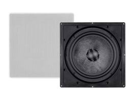 TECH SAFARI - Carbon Fiber In wall each Subwoofer Easy Install For Home Theater Alpha Series - 10 in Subwoofer Speaker