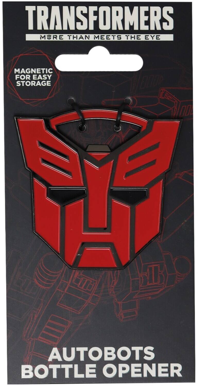 TRANSFORMERS  
MORE THAN MEETS THE EYE  

MAGNETIC FOR EASY STORAGE  

AUTOBOTS BOTTLE OPENER