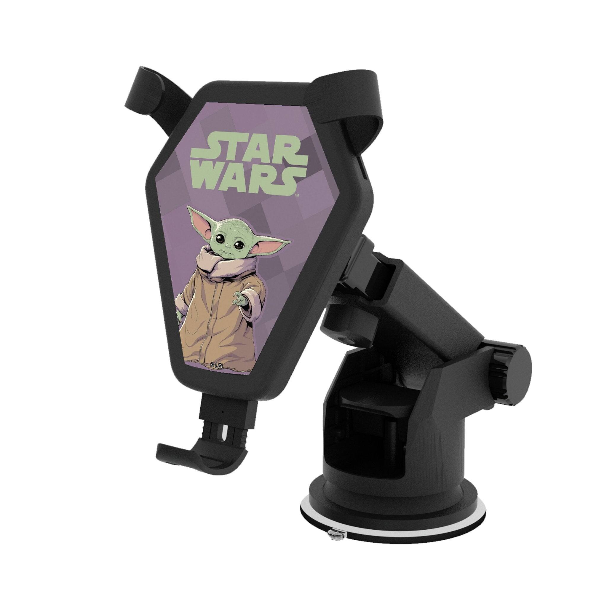 Keyscaper - Star Wars: The Mandalorian Color Block Wireless Car Charger - Grogu