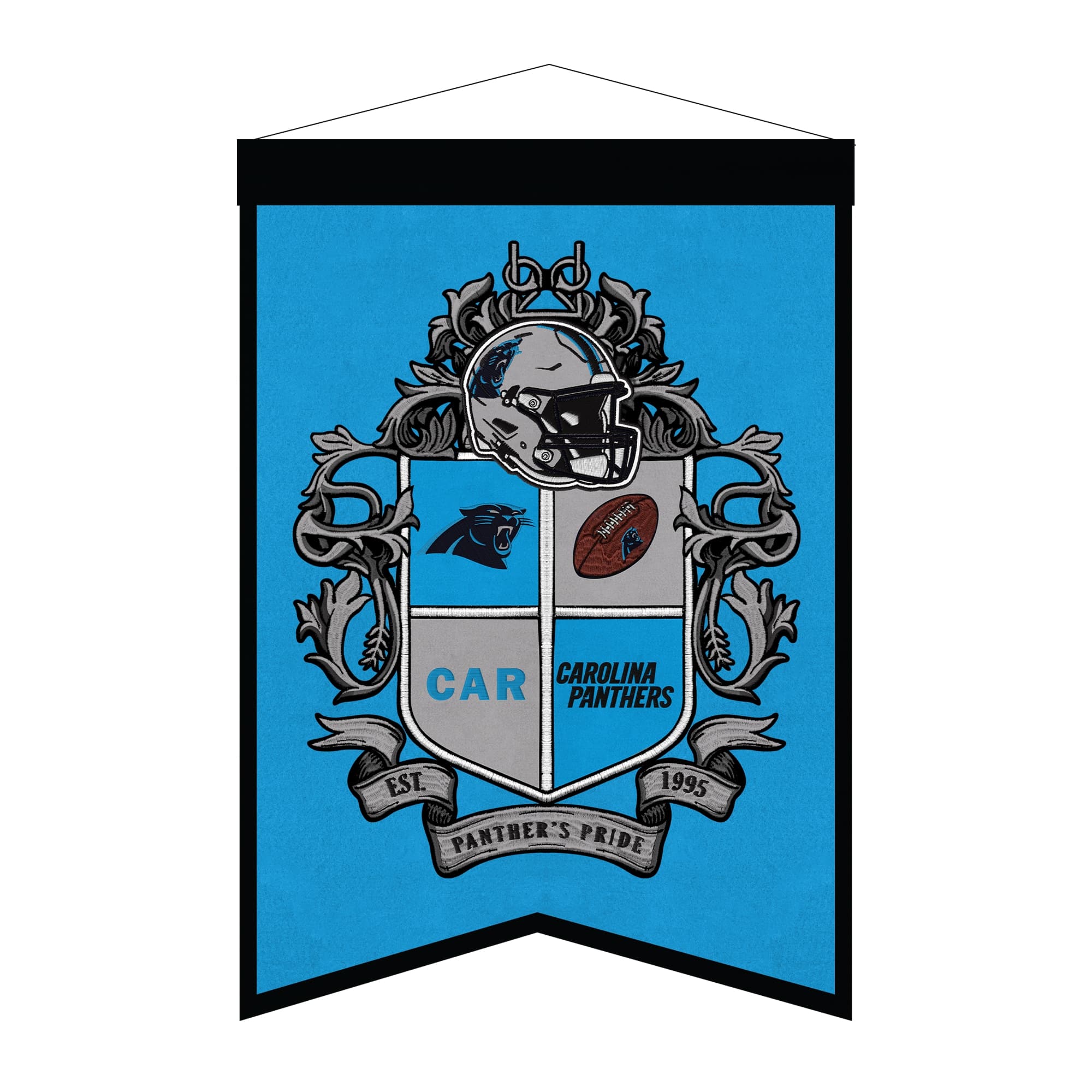 "Sporticulture - Carolina Panthers 15"" x 22"" Crest Banner - Multicolor" price history on PriceWatchPro