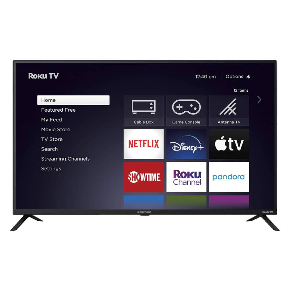 Element Electronics 43 inch Class LED 4K UHD Roku Smart TV E4AA43R