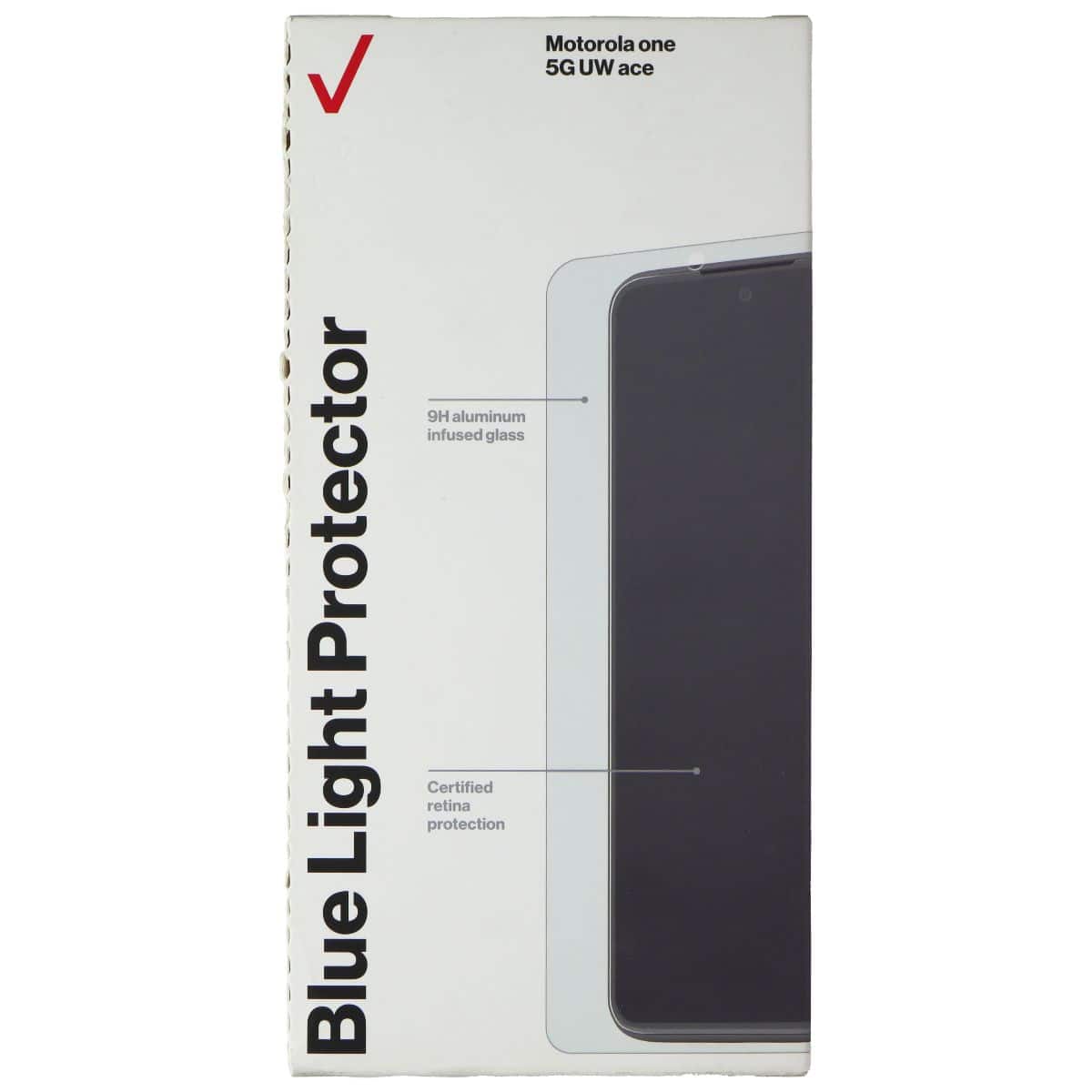 Verizon - Blue Light Screen Protector for Motorola One 5G UW Ace - /Tinted - Clear price history on PriceWatchPro