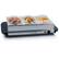Front. MegaChef - MegaChef Buffet Server & Food Warmer With 3 Removable Sectional Trays , Heated Warming Tray and Removable Tray Frame - Silver.