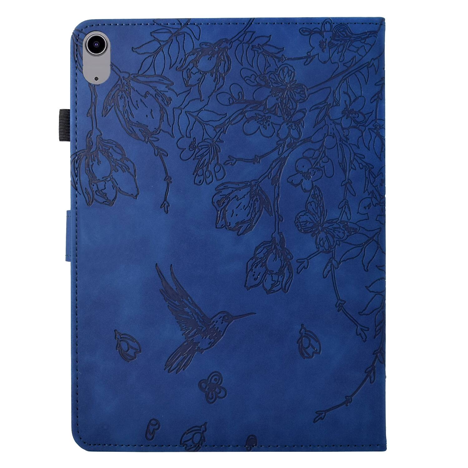 Alt View 4. Dteck - for Apple iPad (A16) 11" 2025 & iPad 10th Gen (A14 Chipset) 2022 Embossed Folio Case,PU Leather Flip Stand Tablet Cover - Darkblue.