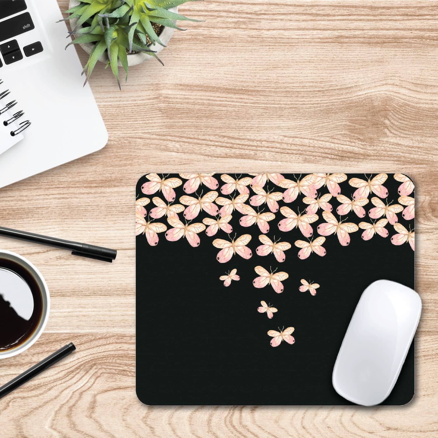 Alt View 2. OTM Essentials - OTM Essentials Mouse Pad, Butterfly Dreams - Mulit.