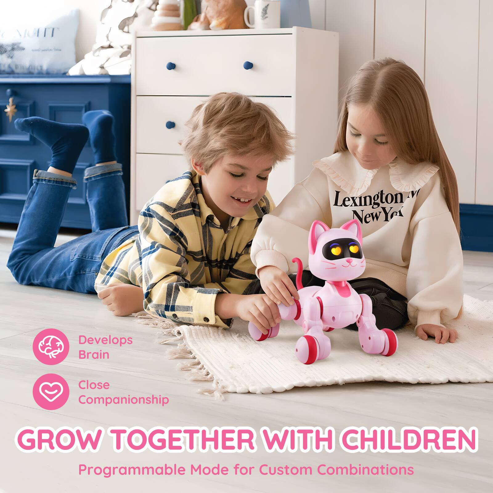 Develops Brain  
Close Companionship  

GROW TOGETHER WITH CHILDREN  
Programmable Mode for Custom Combinations