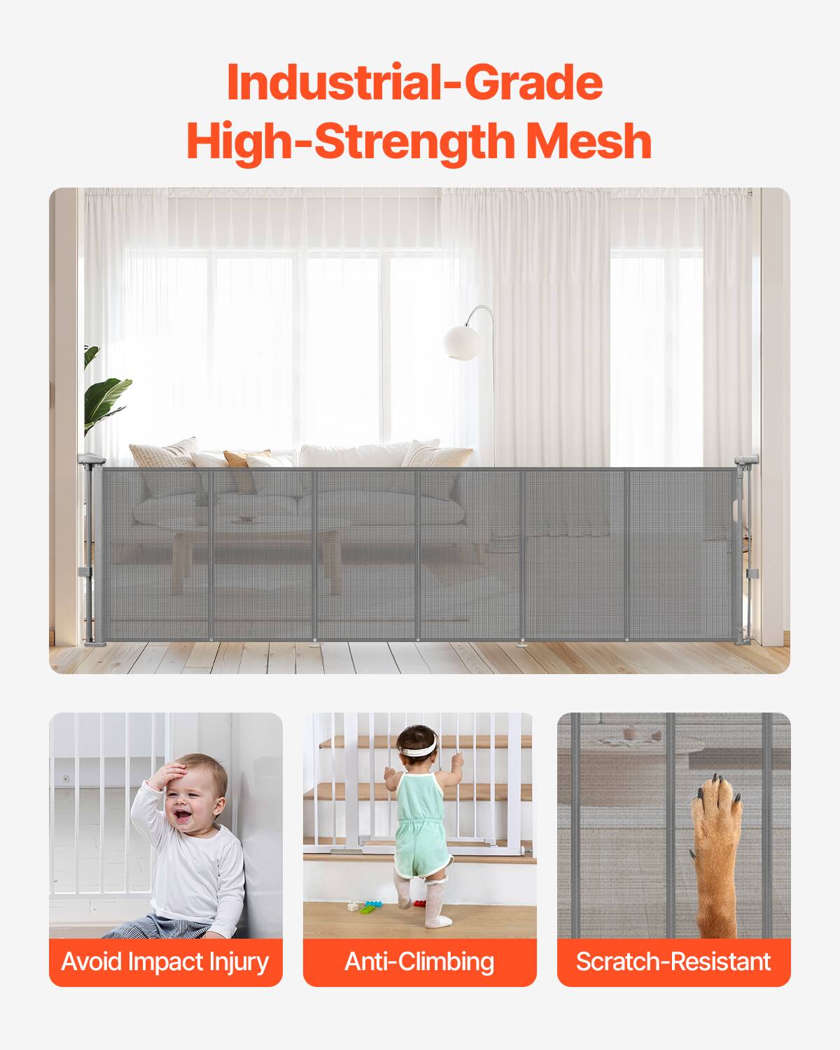 Industrial-Grade High-Strength Mesh

- Avoid Impact Injury
- Anti-Climbing
- Scratch-Resistant