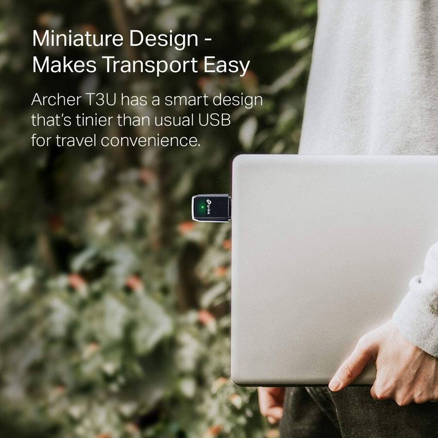 Miniature Design - Makes Transport Easy

Archer T3U has a smart design that's tinier than usual USB for travel convenience.