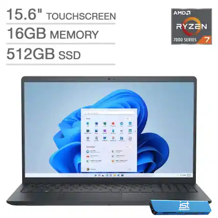 15.6" TOUCHSCREEN
16GB MEMORY
512GB SSD
AMD RYZEN 7000 SERIES 7
ist Cemputera