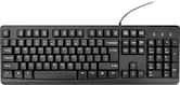 Best Buy essentials™ - Full-size Wired Membrane Keyboard - Black
