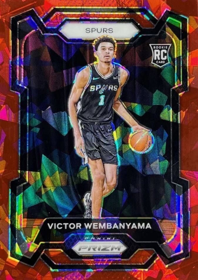 SPURS  
ROOKIE RC CARD  
VICTOR WEMBANYAMA  
PANINI PRIZM