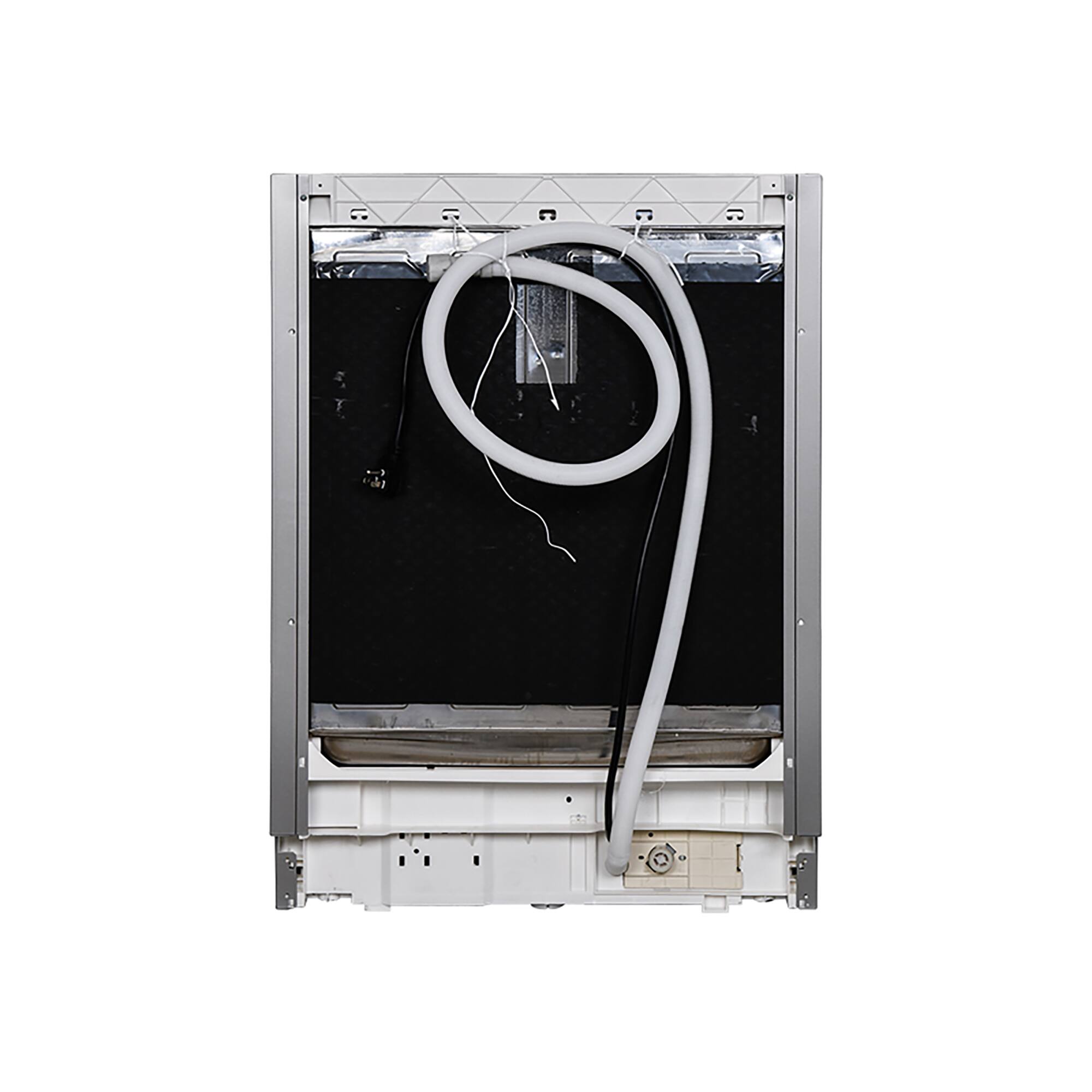 Alt View 9. Equator - Equator 24" Built-In Dishwasher Top Control 3rd Rack 15 place 3.4g Sanitize 51 dB Turbo Dry Energy Star 110V ADA - Silver.