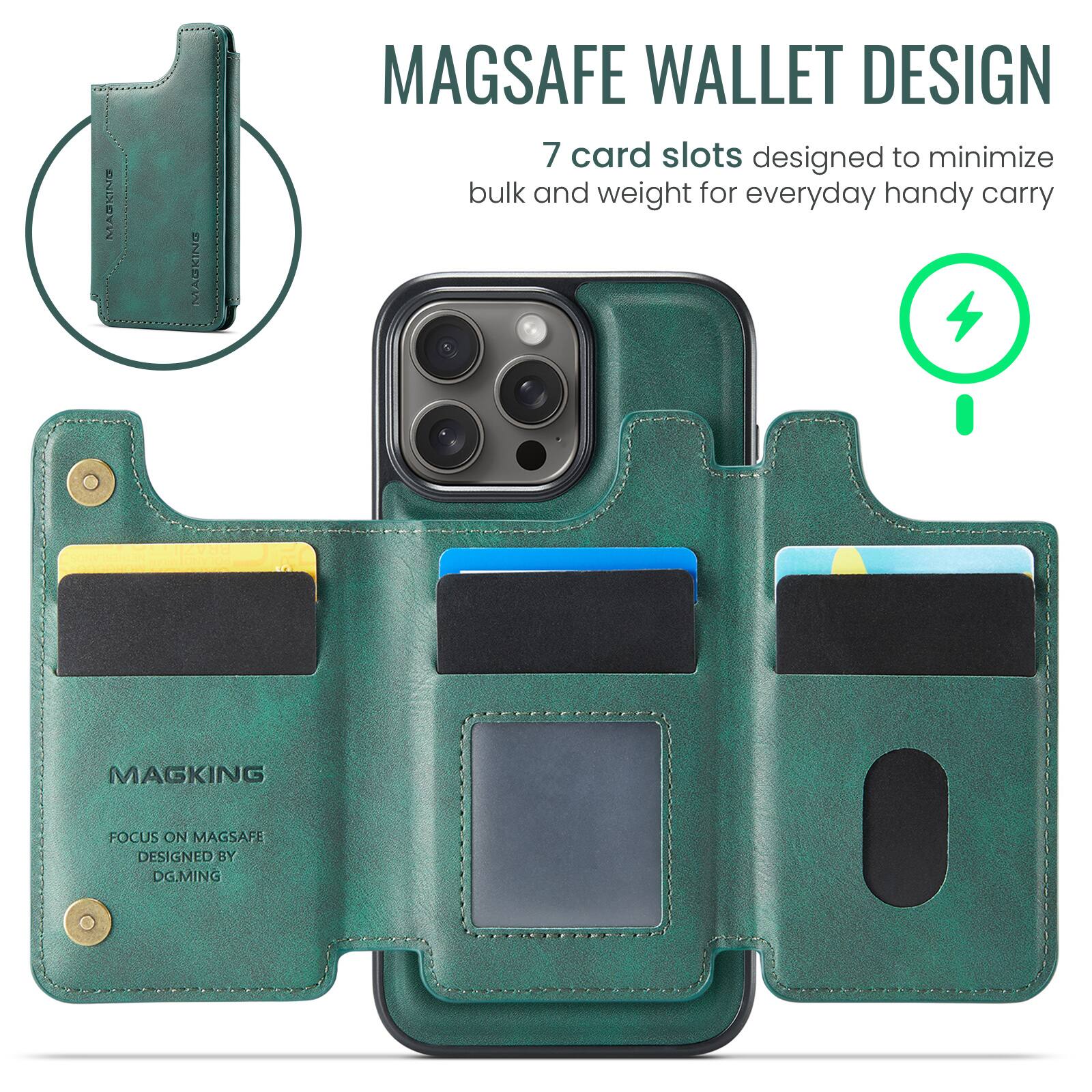 MAGSAFE WALLET DESIGN

7 card slots designed to minimize bulk and weight for everyday handy carry

MAGKING
FOCUS ON MAGSAFE
DESIGNED BY DG.MING