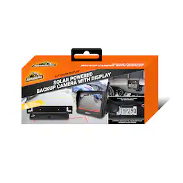 Armor All - Wireless USB Solar Powered Backup Camera with 4.3” LCD Display - Black