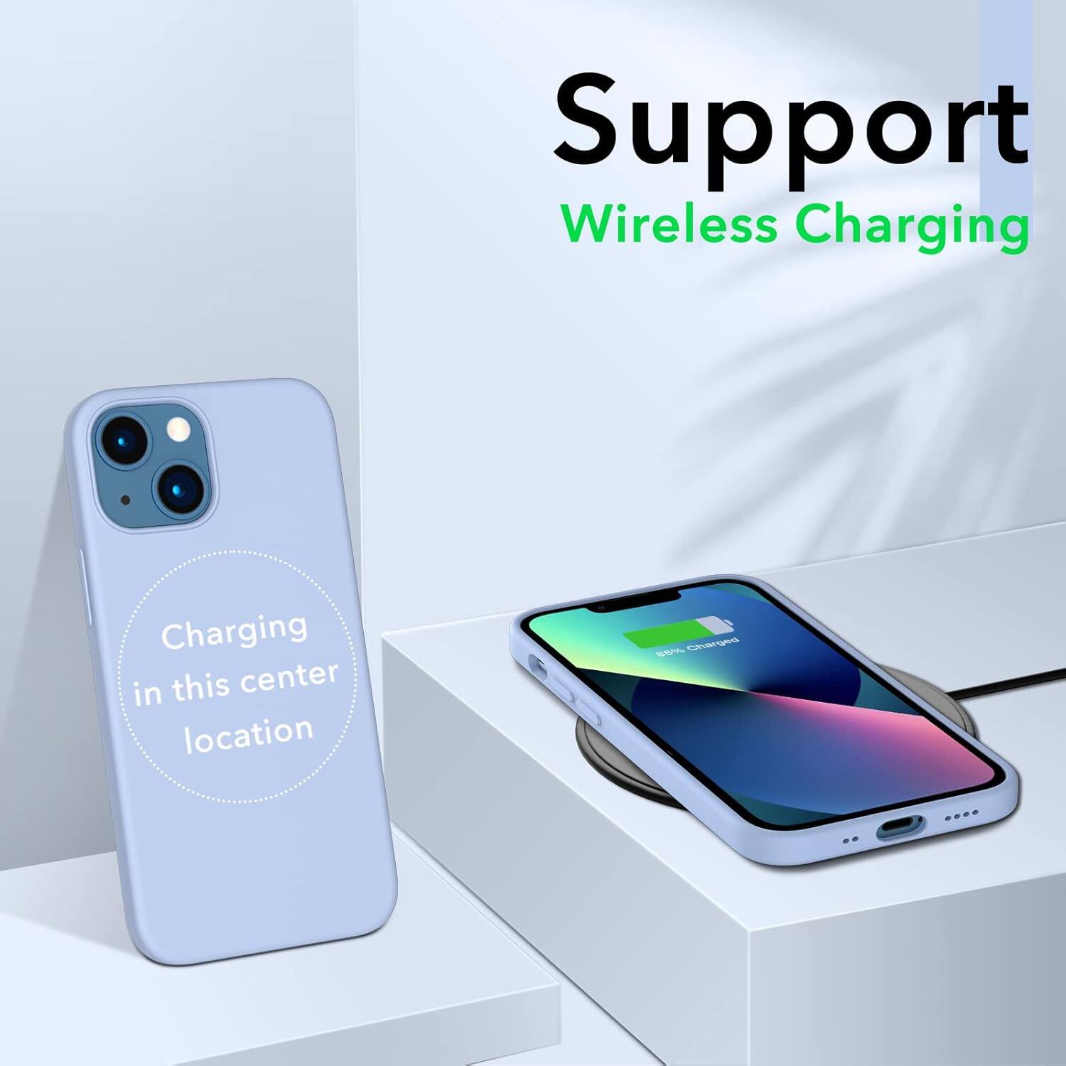 Support Wireless Charging Charging in this center location