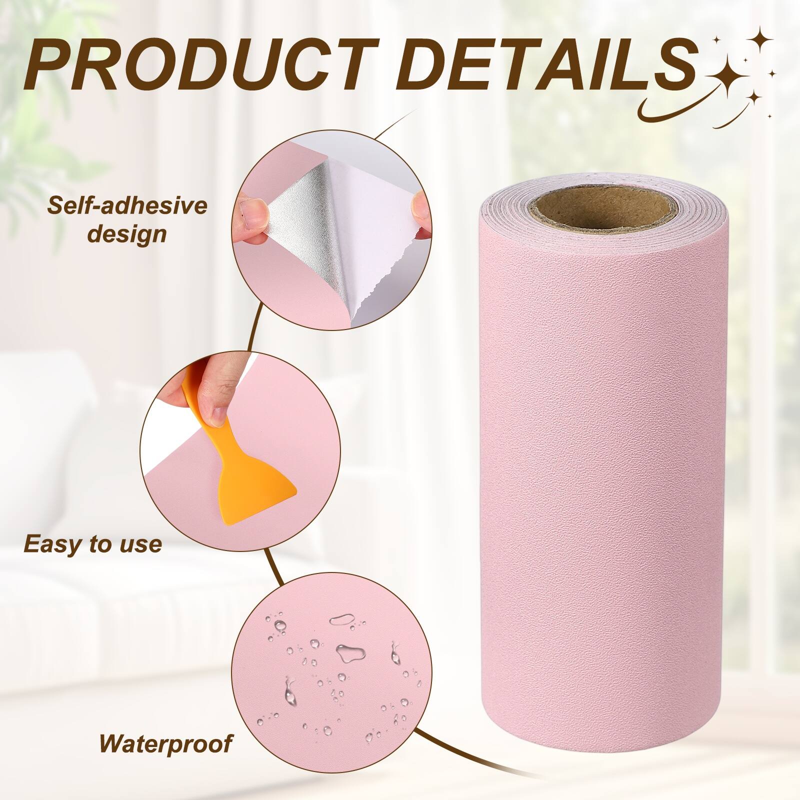 PRODUCT DETAILS

- Self-adhesive design
- Easy to use
- Waterproof