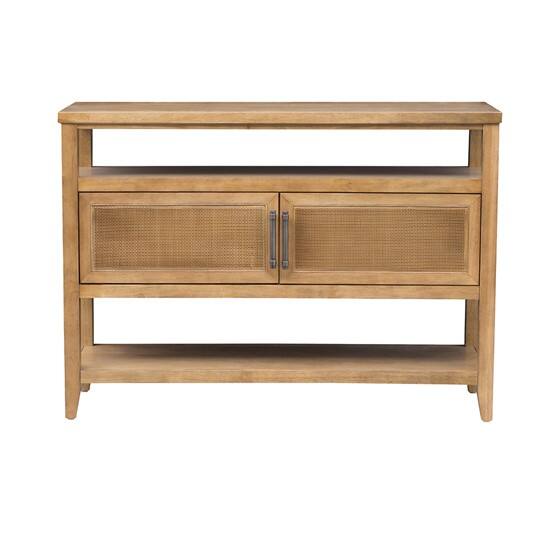 Alt View 2. TinyHomie - 2 Door Storage Console Table - Natural.