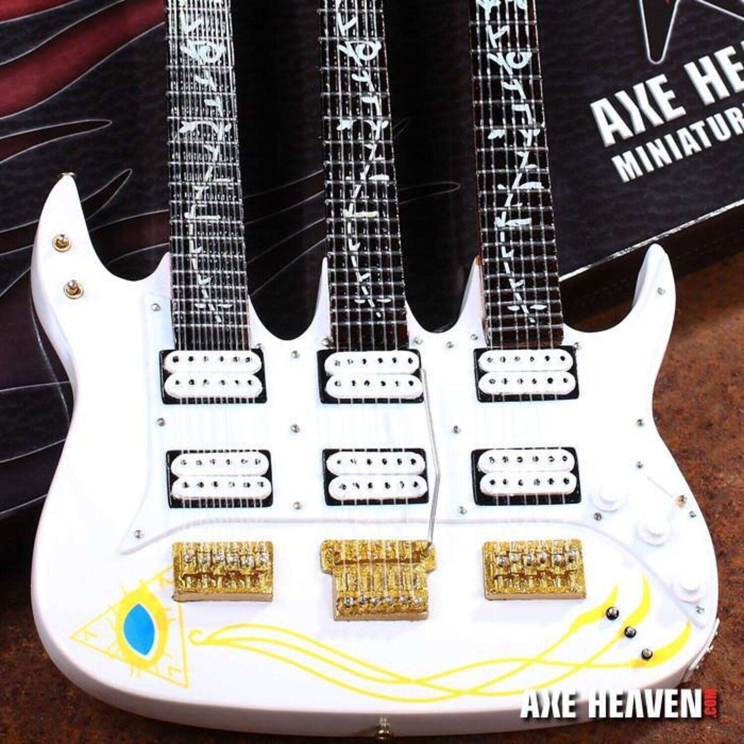 Axe Heaven Steve Vai Steve Vai Signature JEM Triple Neck W/ Seeing