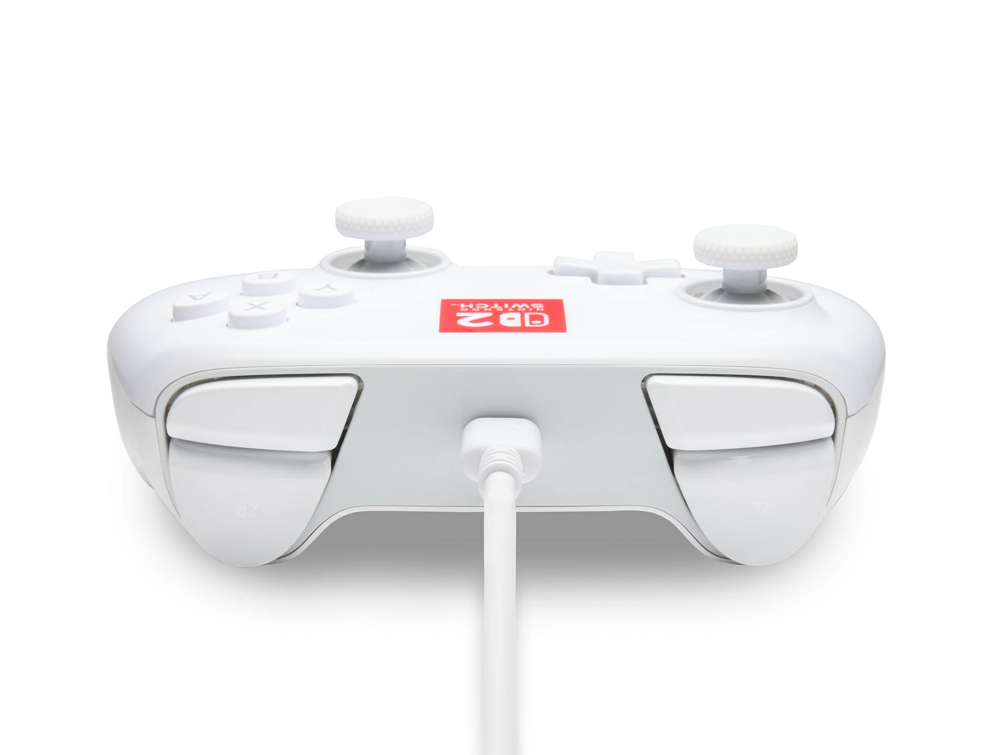 Alt View 13. PowerA - PowerA Advantage Wired Controller for Nintendo Switch 2 with Lumectra - White - White.
