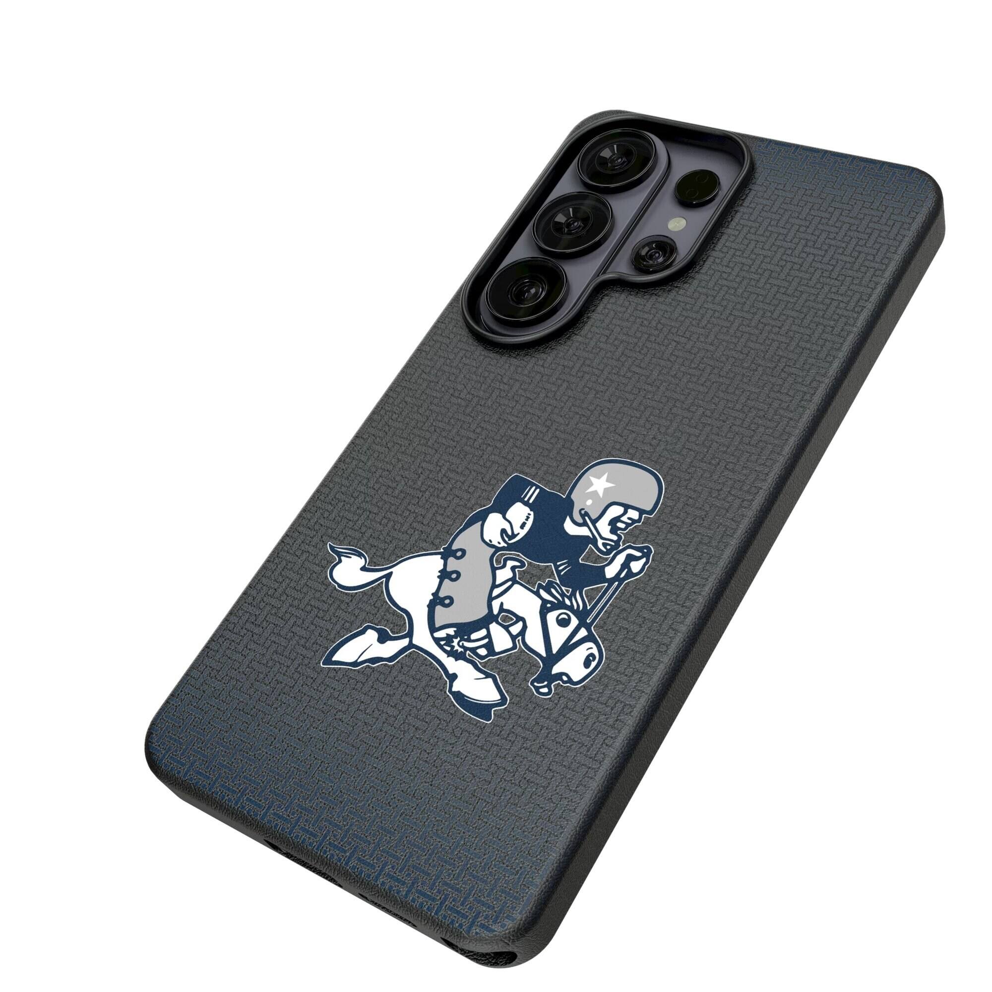 Alt View 1. Keyscaper - Dallas Cowboys Historic Collection 1966-1969 Galaxy Magnetic Bump Case - S26 - Black.