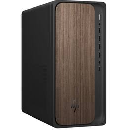 HP - Refurbished Excellent - OmniDesk M03-0000t Intel Core Ultra 5 225U 1.5 GHz up to 4.8 GHz 16GB DDR5 1TB SSD Windows 11 Home - Dark Wood