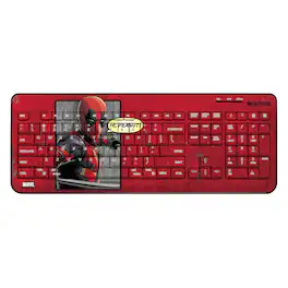 Keyscaper - Marvel Badge Wireless USB Keyboard - Deadpool 3