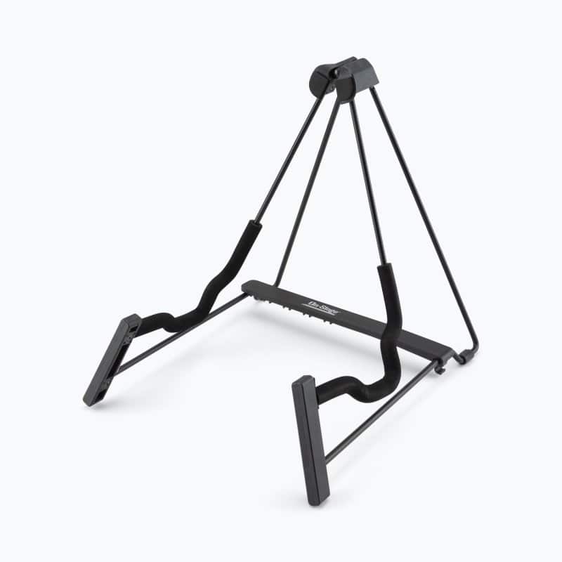 On Stage Stands - On-Stage GS7655 Folding A-Frame Guitar Stand - Black