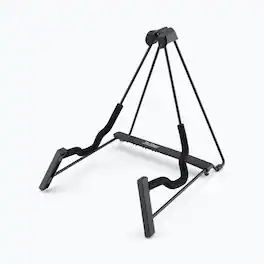 On Stage Stands - On-Stage GS7655 Folding A-Frame Guitar Stand - Black