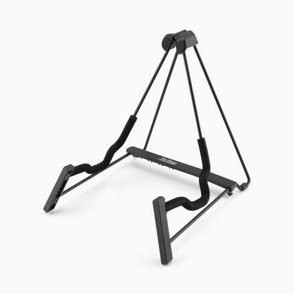 Front. On Stage Stands - On-Stage GS7655 Folding A-Frame Guitar Stand,Black - Black.