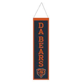 WinCraft - Chicago Bears 8" x 32" Slogan Wool Banner - Multicolor