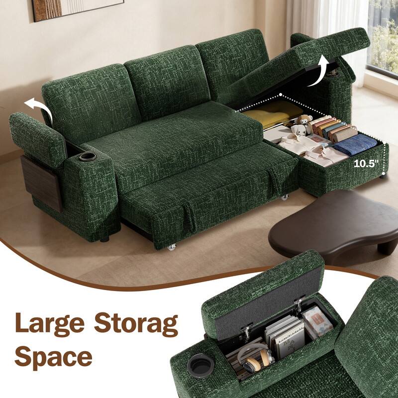 10.5" Large Storage Space