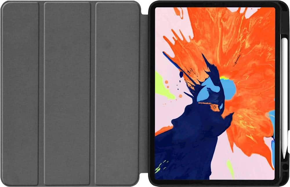 Alt View 12. SaharaCase - Folio Case for Apple iPad Pro 12.9 (4th, 5th, and 6th Generation 2020-2022) - Gray.