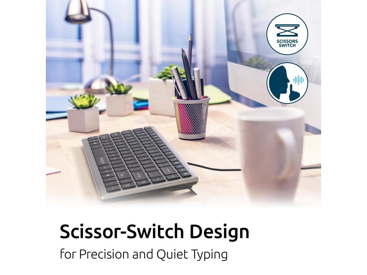Scissor-Switch Design for Precision and Quiet Typing