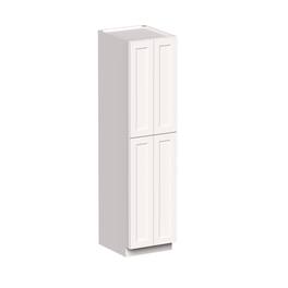 Boyel Living - 24-in W x 96-in H x 27-in D Shaker RTA Kitchen Pantry Tall Cabinet with Soft-Close - White Shaker