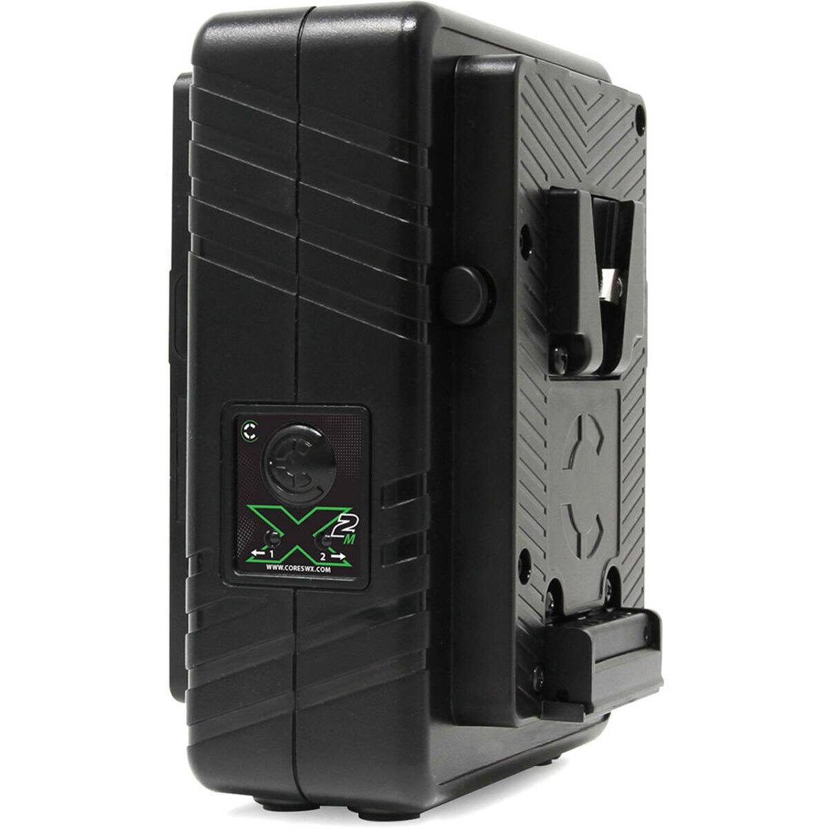 Alt View 4. Core SWX - Core SWX GPM-X2S Mini Dual Travel Battery Charger, V-Mount with CORE SWX NANO-V98X V-MT SMART BATT PK.