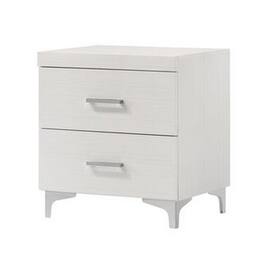 Manhattan Lane - Nightstand with 2 Drawers and Bar Handle - White